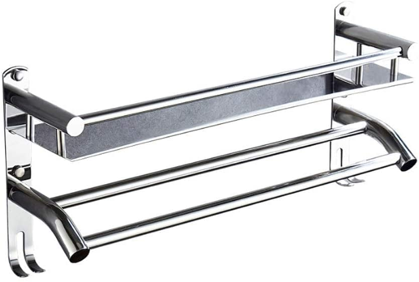 Bathroom Stainless Steel Shelf with Hook