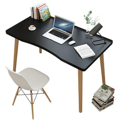 Wooden Leg Freestanding Computer Desk 100cm