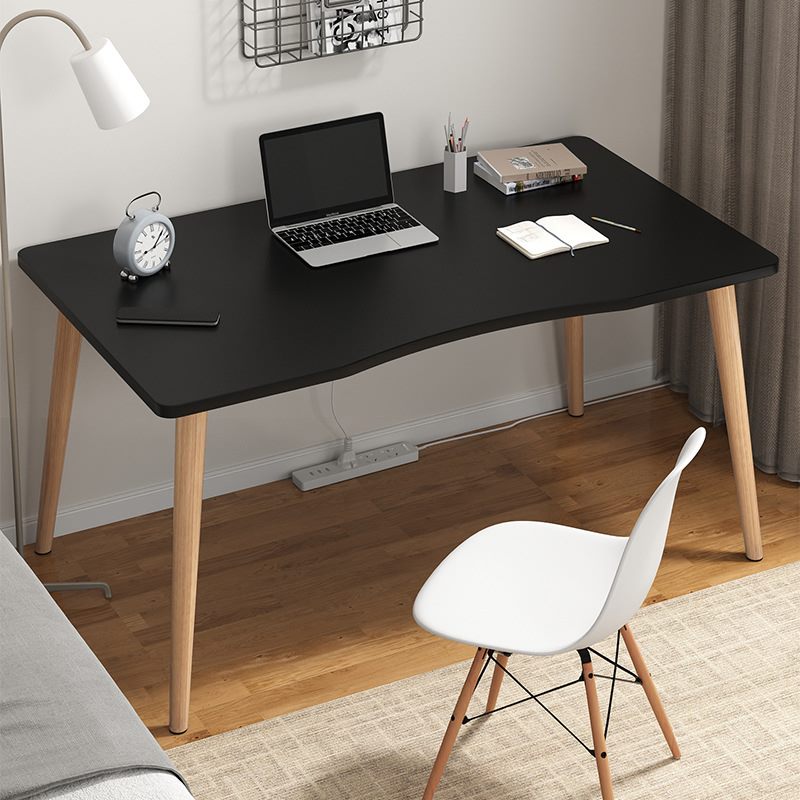 Wooden Leg Freestanding Computer Desk 100cm