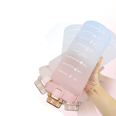 2000ml Water Bottle Pink Blue