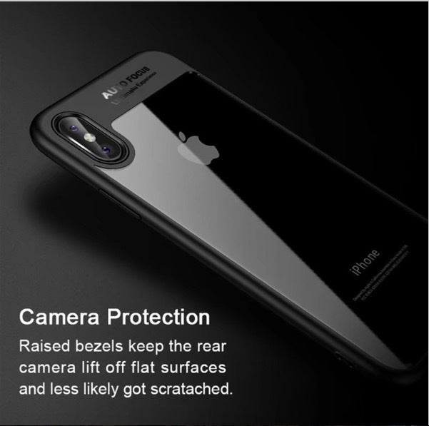 iPhone X Case Luxury silicone Transparent frame case