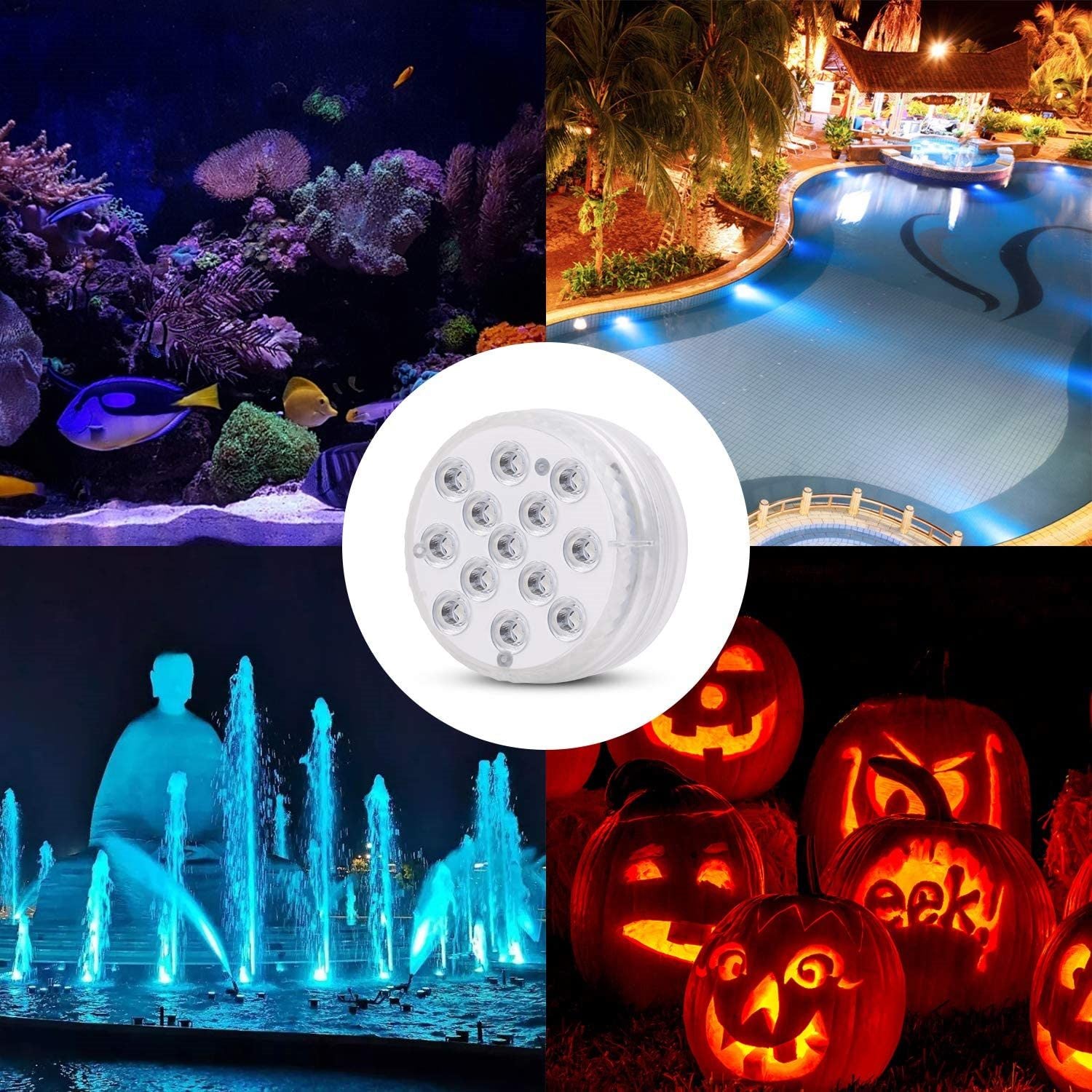 Outdoor Submersible Waterproof  LED Lights Swimming Pool Light