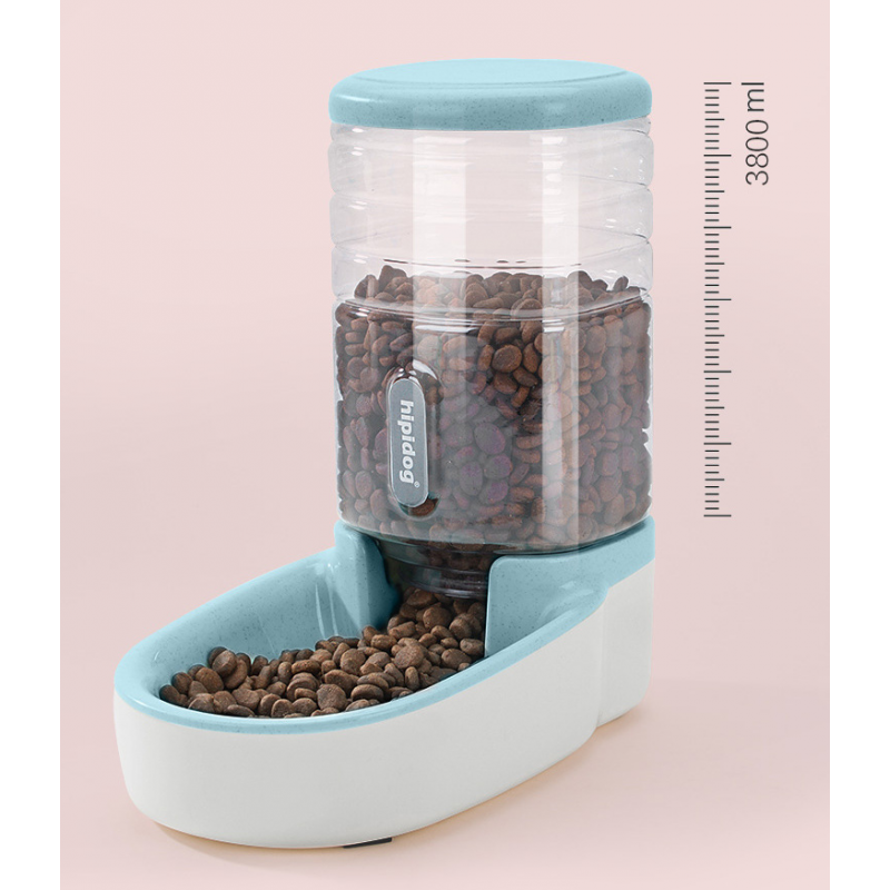 Automatic Pet Food Feeding Blue