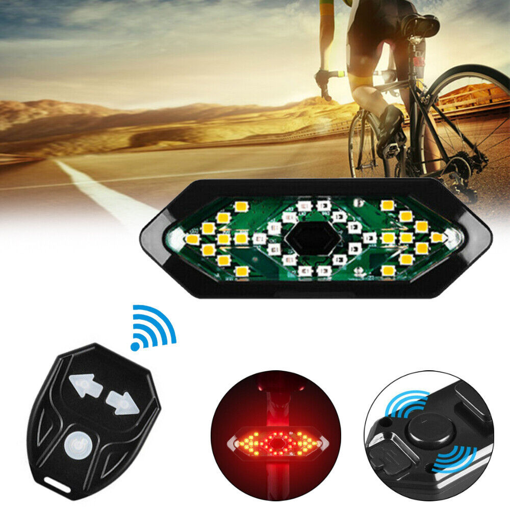 Rechargeable Bike Tail Light with Indicator Light