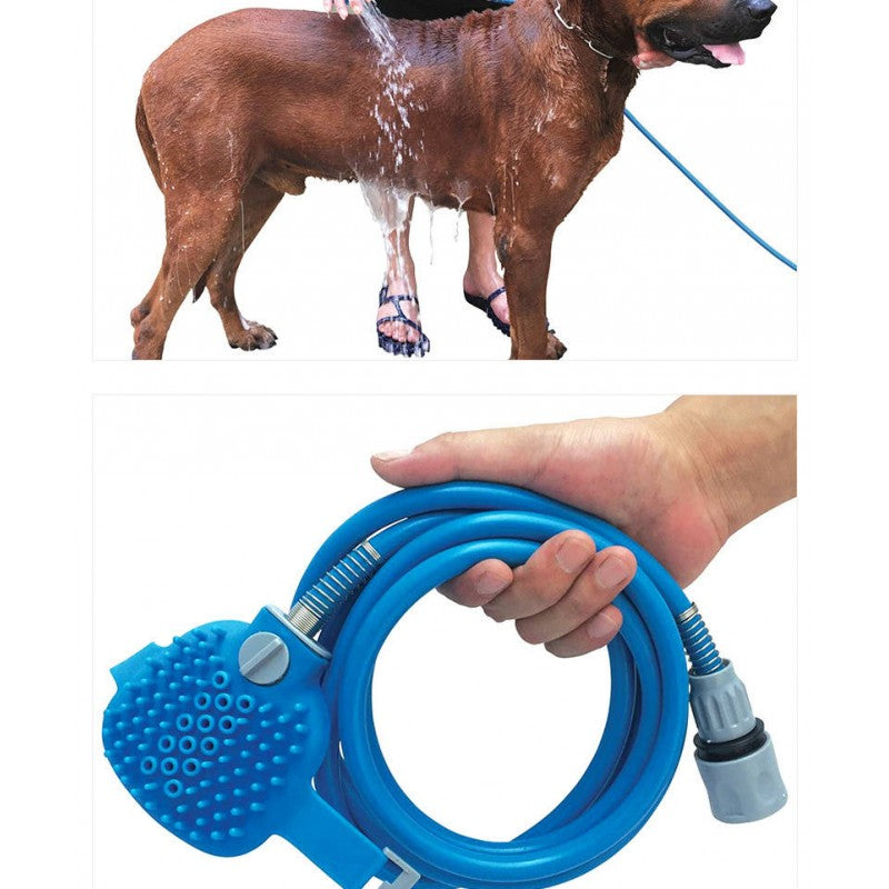 Pet Shower Sprayer & Pet Bath Brush