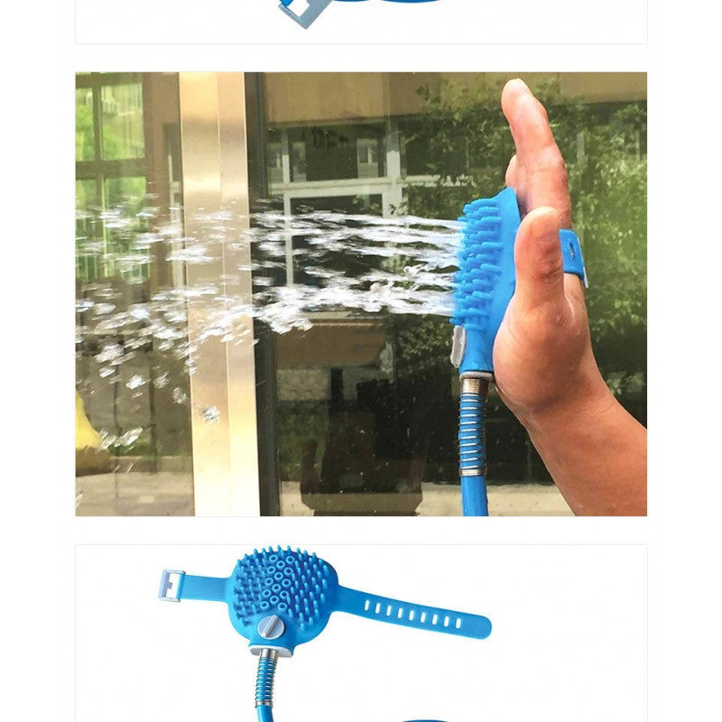 Pet Shower Sprayer & Pet Bath Brush