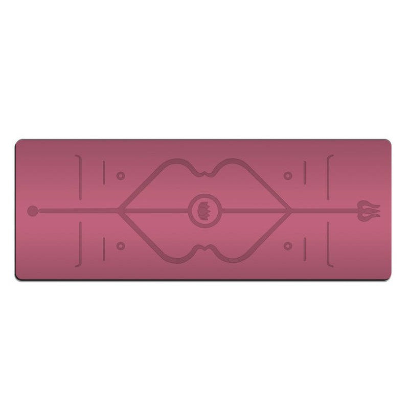 Primium Yoga Mat With Position Line Non-Slip Mat