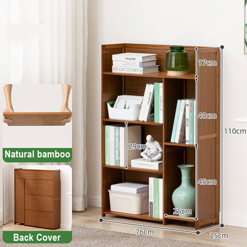 Bamboo 4 Tier Storage shelf 76cm