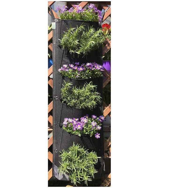 6 Pockets Vertical Hanging Garden Planter