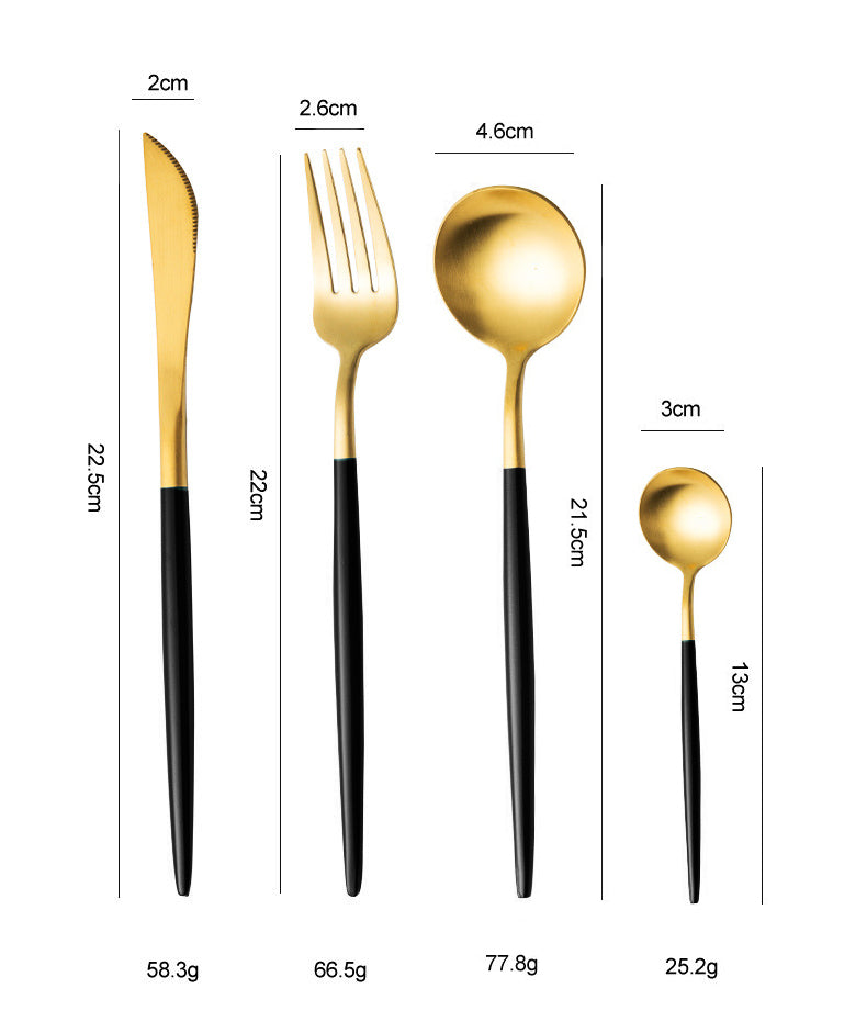 Premium 4PCs Cutipol Cutlery set