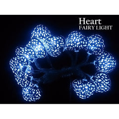 Solar Powered Moroccan Style Fairy Light-HEART