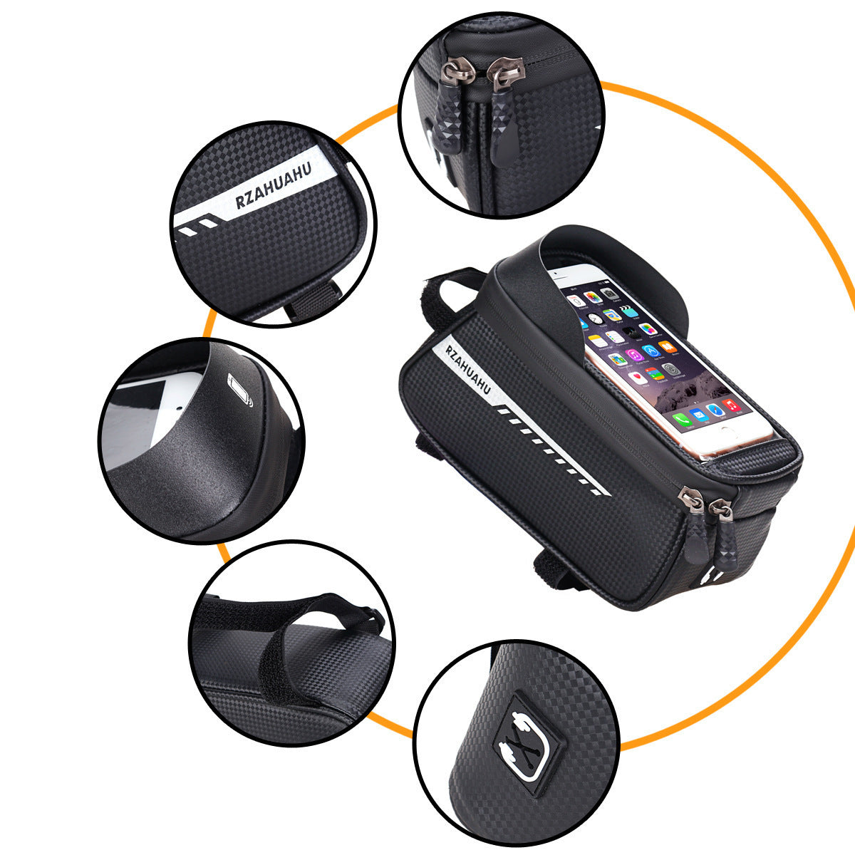 Waterproof Bicycle Phone Touch Screen Bag