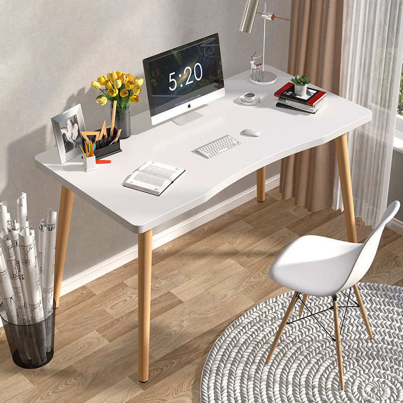 Wooden Leg Freestanding Computer Desk 100cm