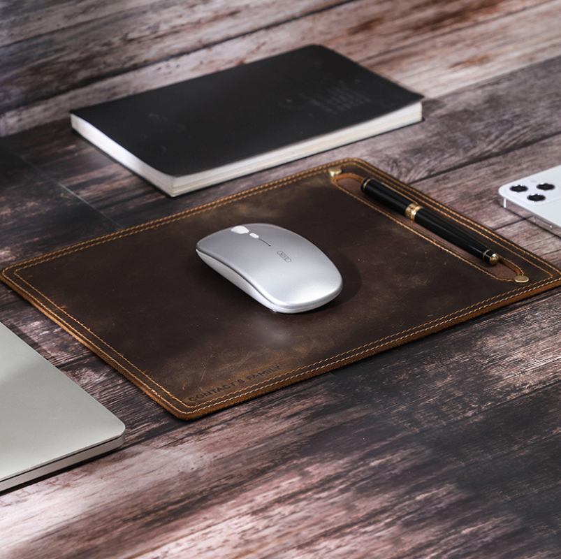 Oxford Genuine Leather Mouse Pad