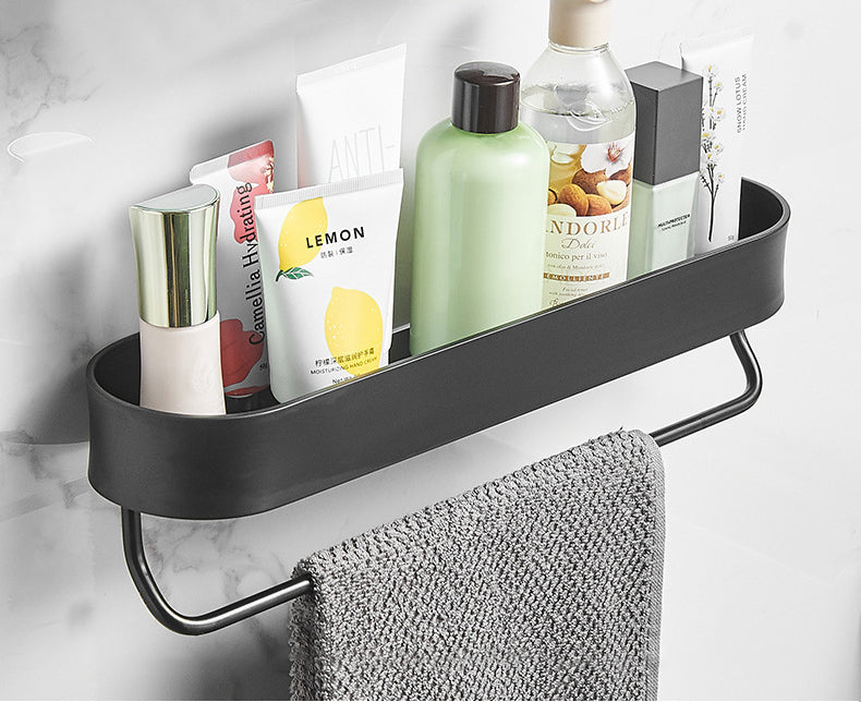 Bathroom Caddy with Towel Rail 30cm