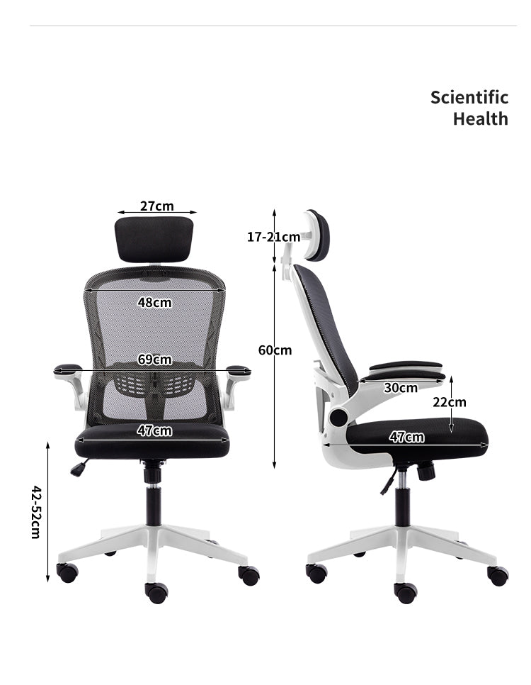 Latex Office Chair with Headrest