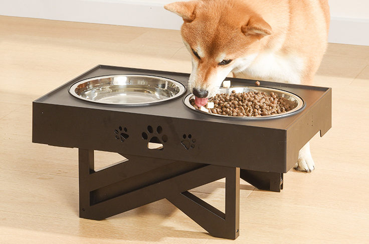 Heavy Duty Stainless Steel Pet Adjustable Feeding Desk