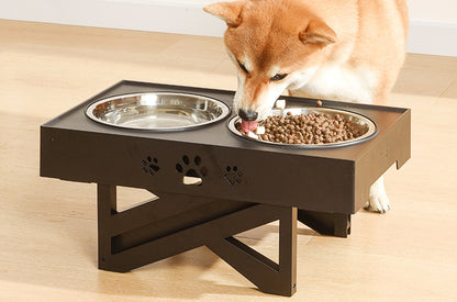 Heavy Duty Stainless Steel Pet Adjustable Feeding Desk