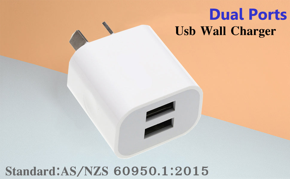 Dual USB-A Wall Charger - 2.1A
