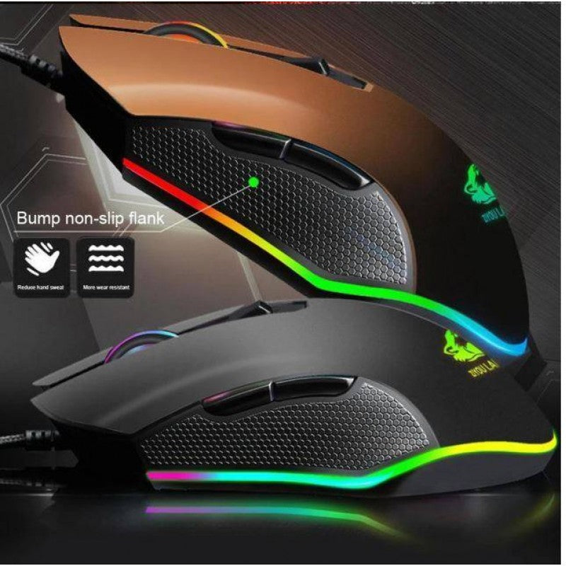 Free Wolf V1 Wired Mechanical Gaming Mouse