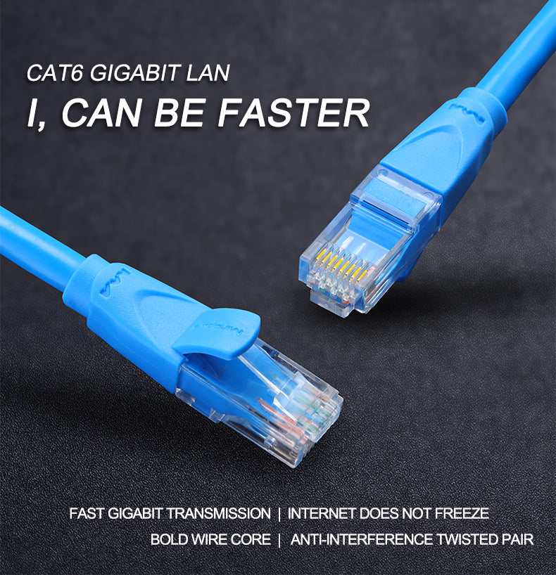 NW004 Cat6 UTP Lan Cable Blue Copper