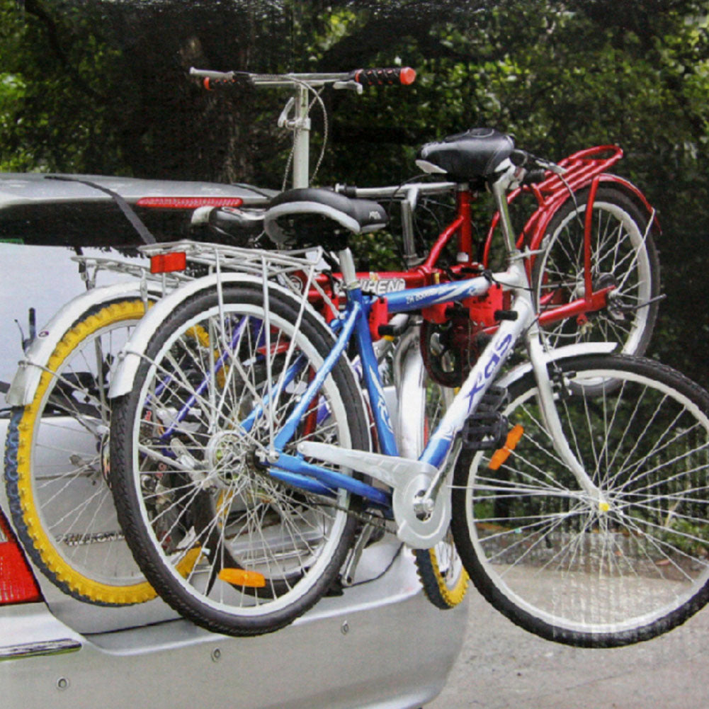 Car Trunk Bicycle Bike Carrier Rack 3 Bikes