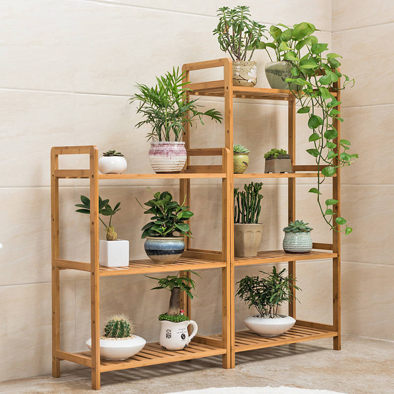 4 Tier Bamboo Shoe Rack 100x50cm