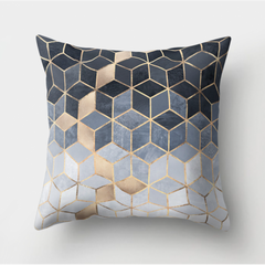 Galaxy Geometric Rhombus Cushion