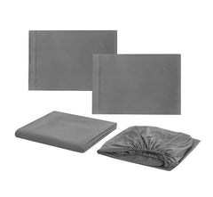 4PCs High-Quality Sheet set Grey