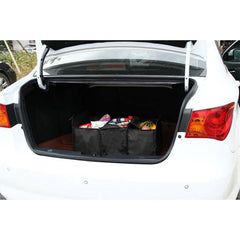 Foldable Cargo Storage Box for Car Black