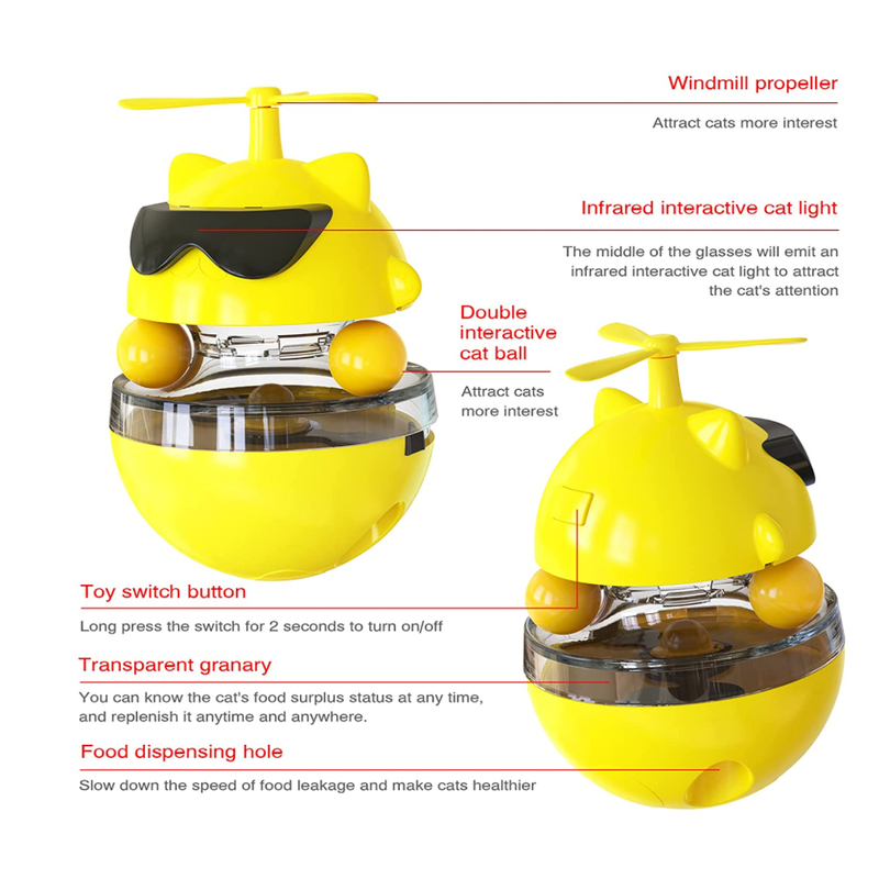 Cat Toys Laser Tumbler Robot SuperCat