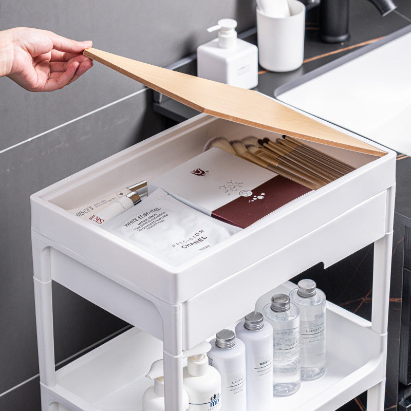 4 Tier Multifunctional Trolley Organiser with Drawer
