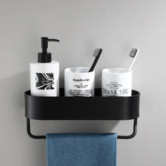 Bathroom Caddy with Towel Rail 30cm