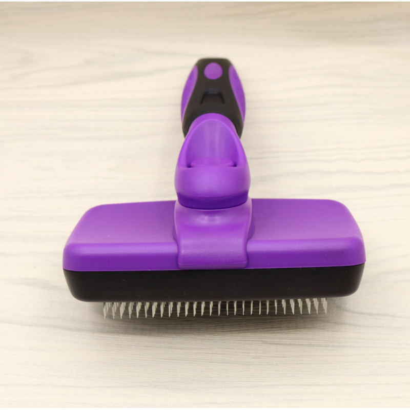 Pet Self-Cleaning Grooming Slicker Brush