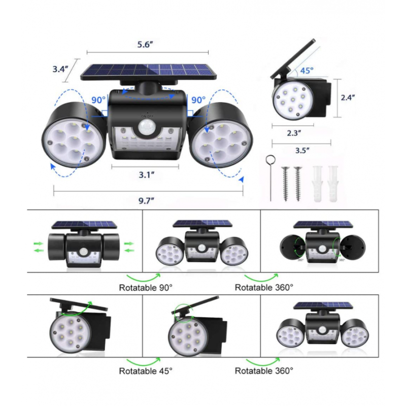 Outdoor Solar Garden LED Light