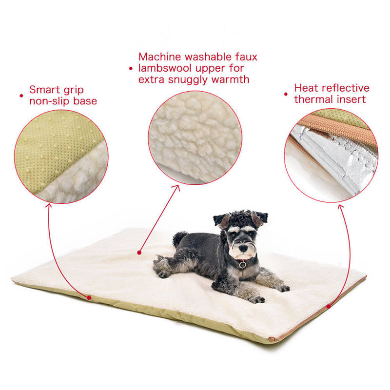 Washable self-heating Pet Snuggle Rug