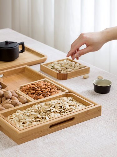 Bamboo Tray with Handle