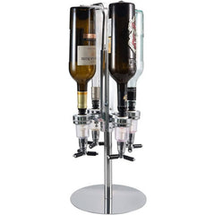 Professional 4-Bottle Revolving Liquor Dispenser Bar Butler