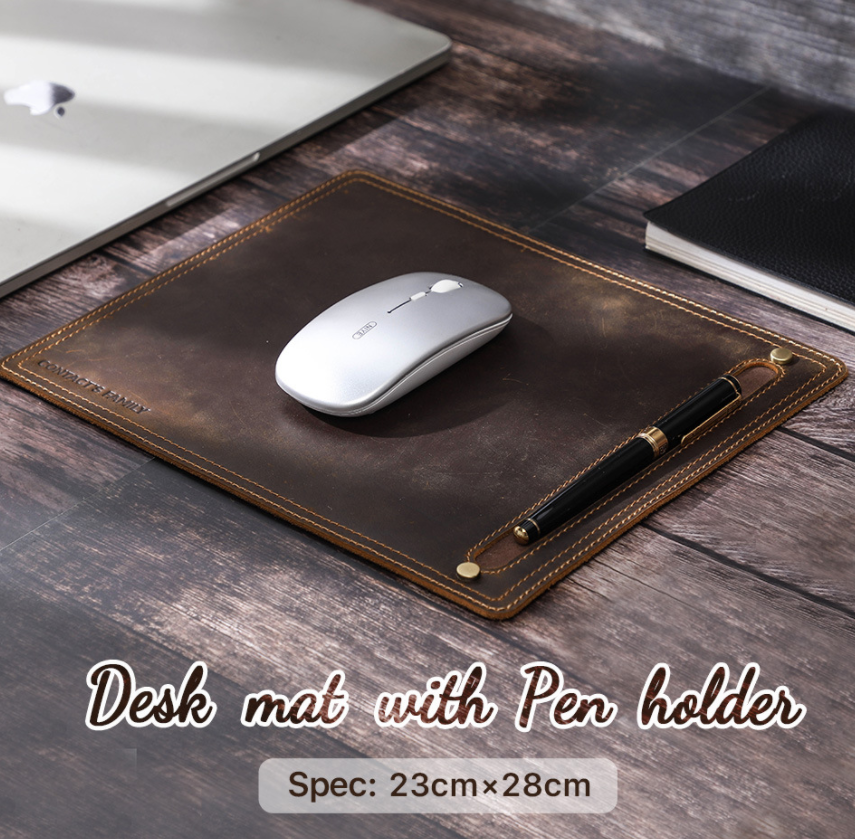 Oxford Genuine Leather Mouse Pad