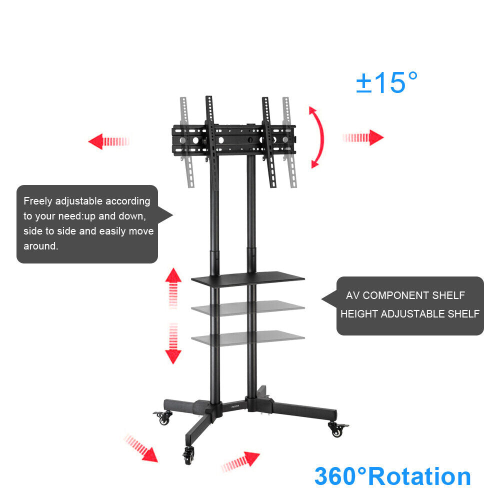 Protable TV stand with Wheels 32-70"