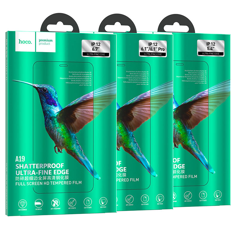 Hoco A19 Tempered Glass Screen Protector for iPhone