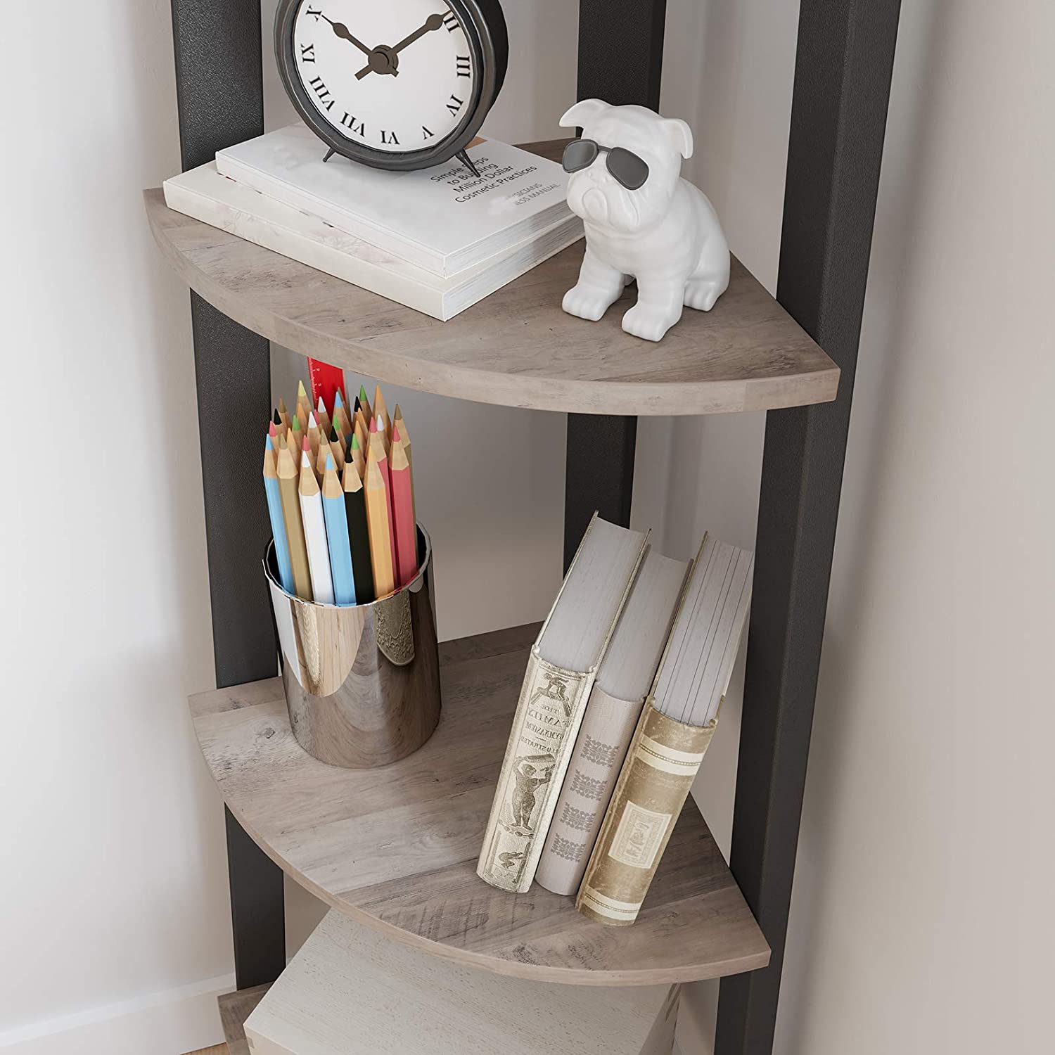 VASAGLE Industrial Corner Shelf