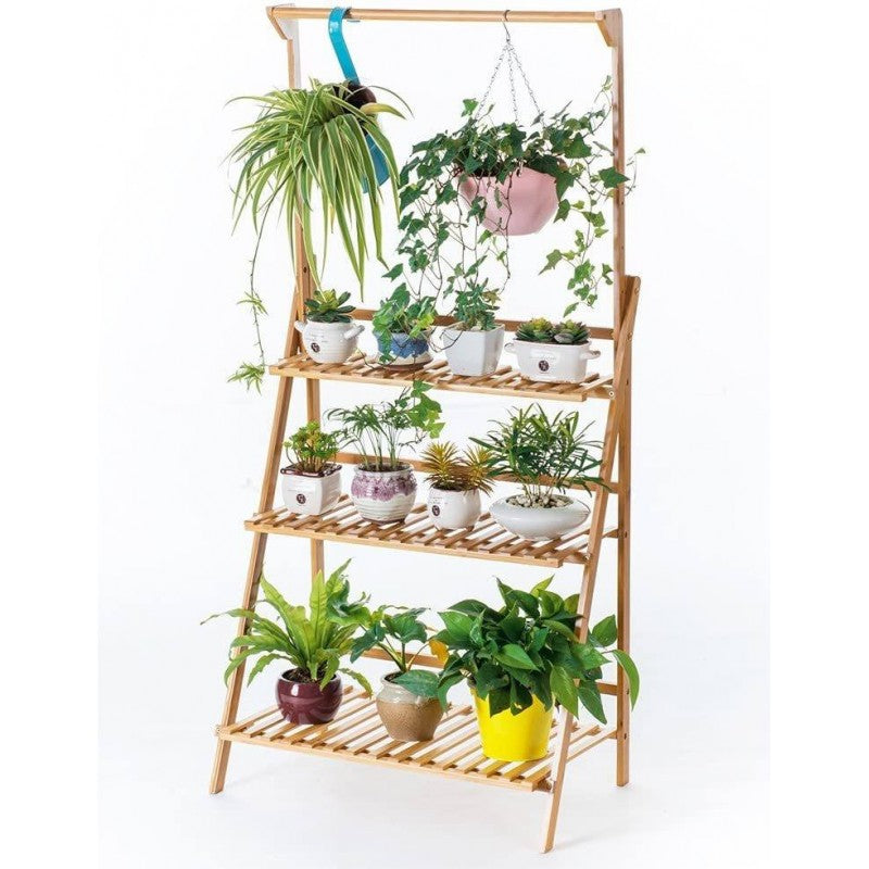 Hanging Bamboo Planter Stand