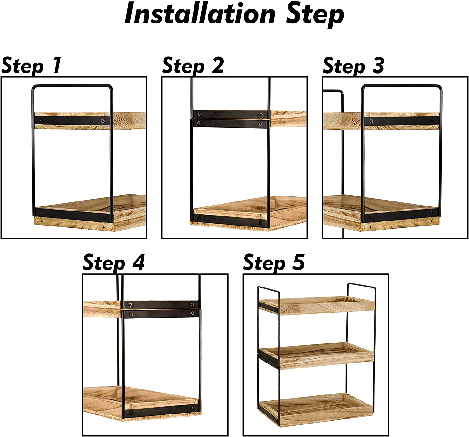 3 Tier Bathroom Counter Organiser