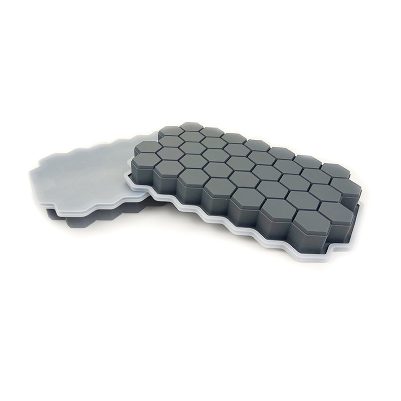 Soft Silicone Ice Cube Beehive Tray