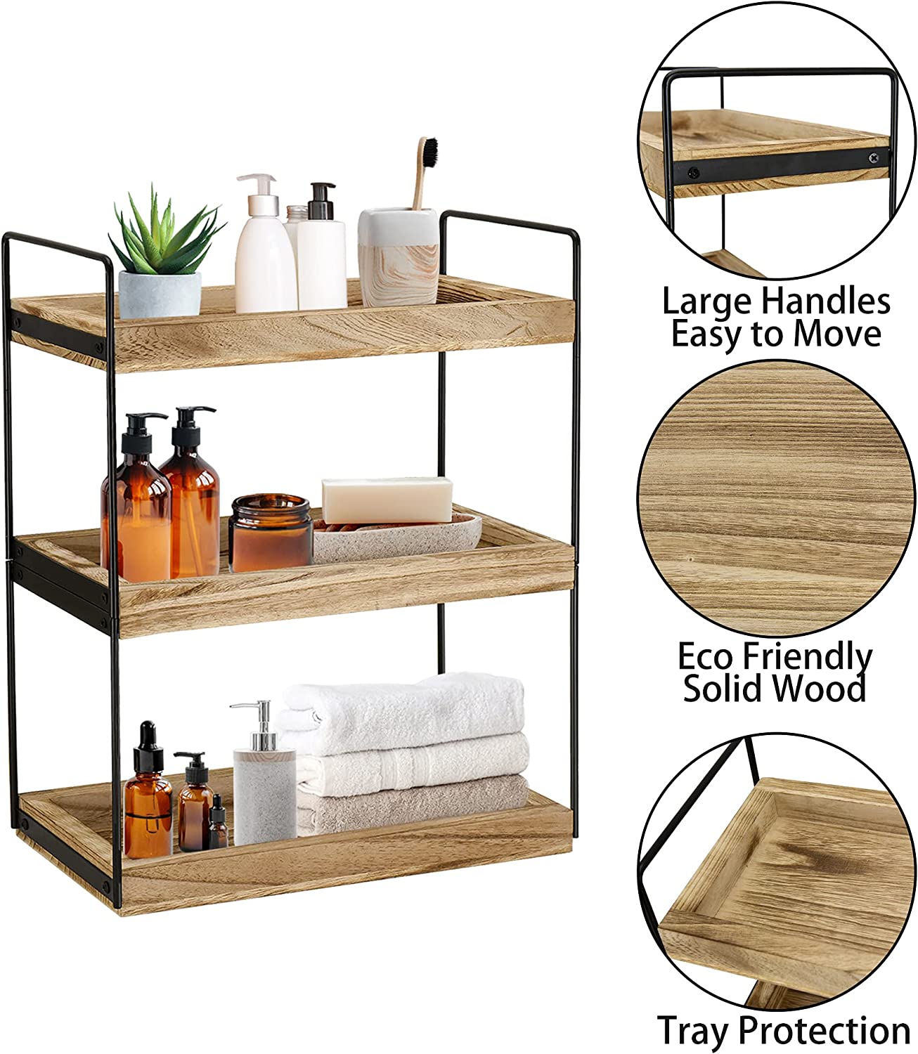 3 Tier Bathroom Counter Organiser