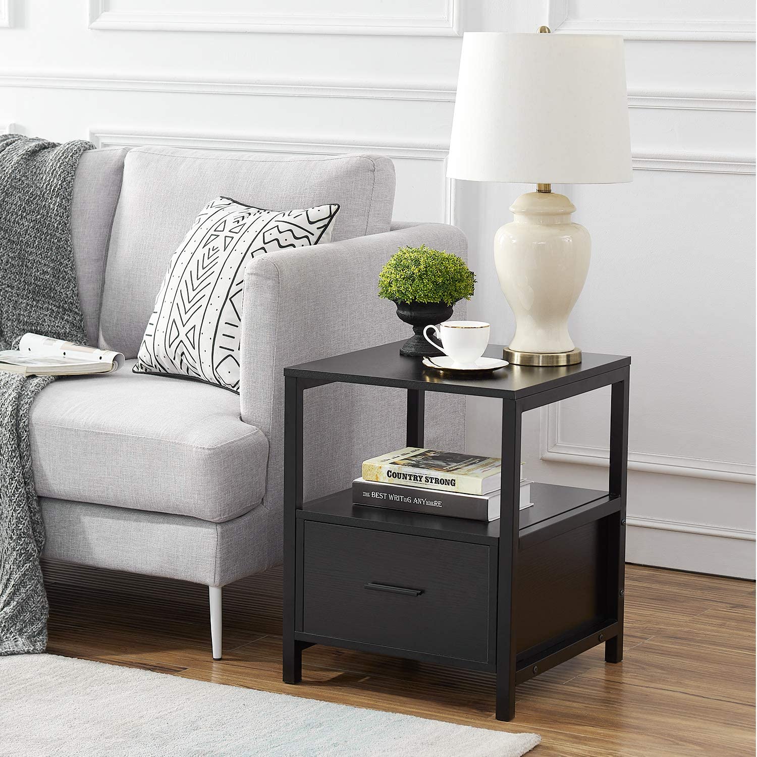 Modern Bedside Table with Drawer