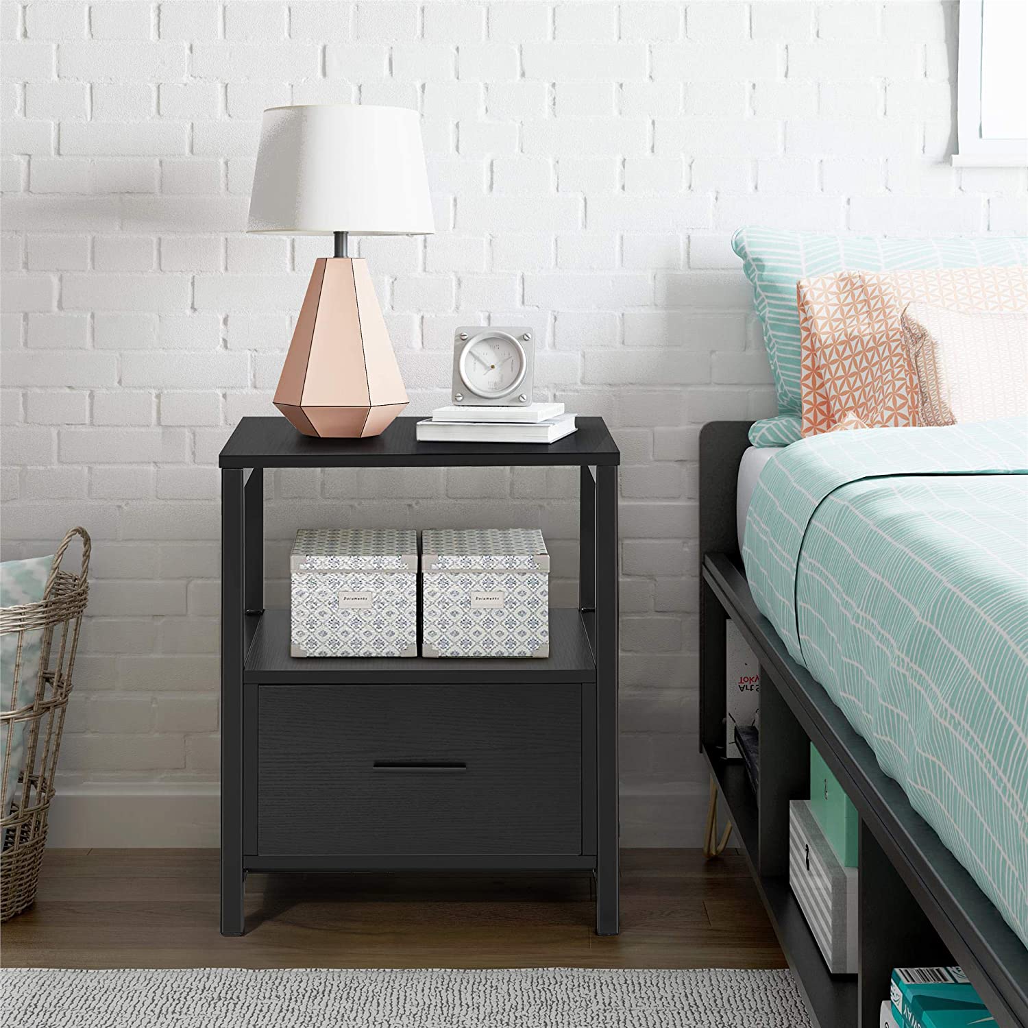 Modern Bedside Table with Drawer