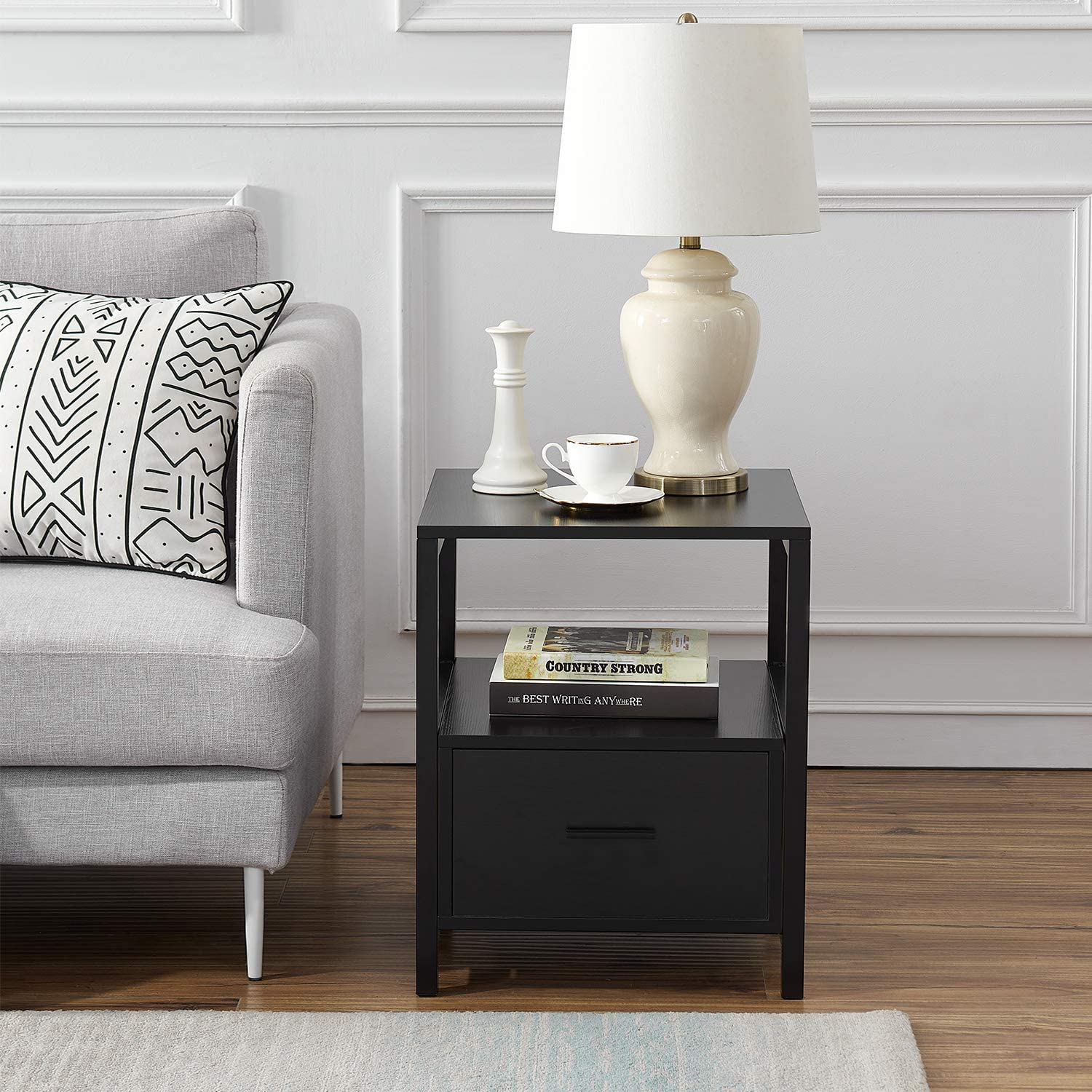 Modern Bedside Table with Drawer