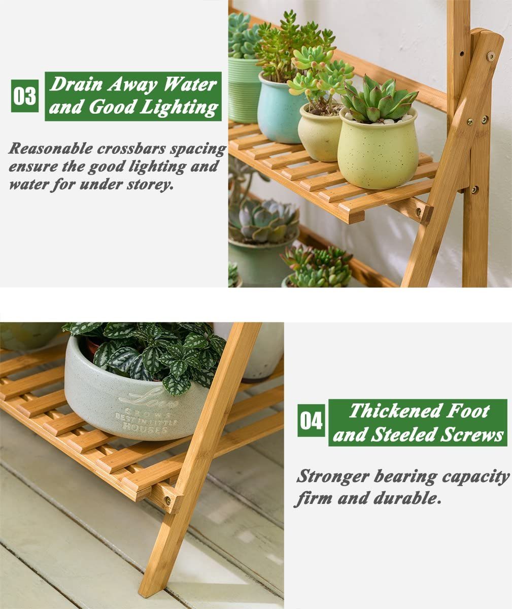 Hanging Bamboo Planter Stand